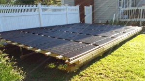 Solar Pool HeatingGround MountNorwell, MA